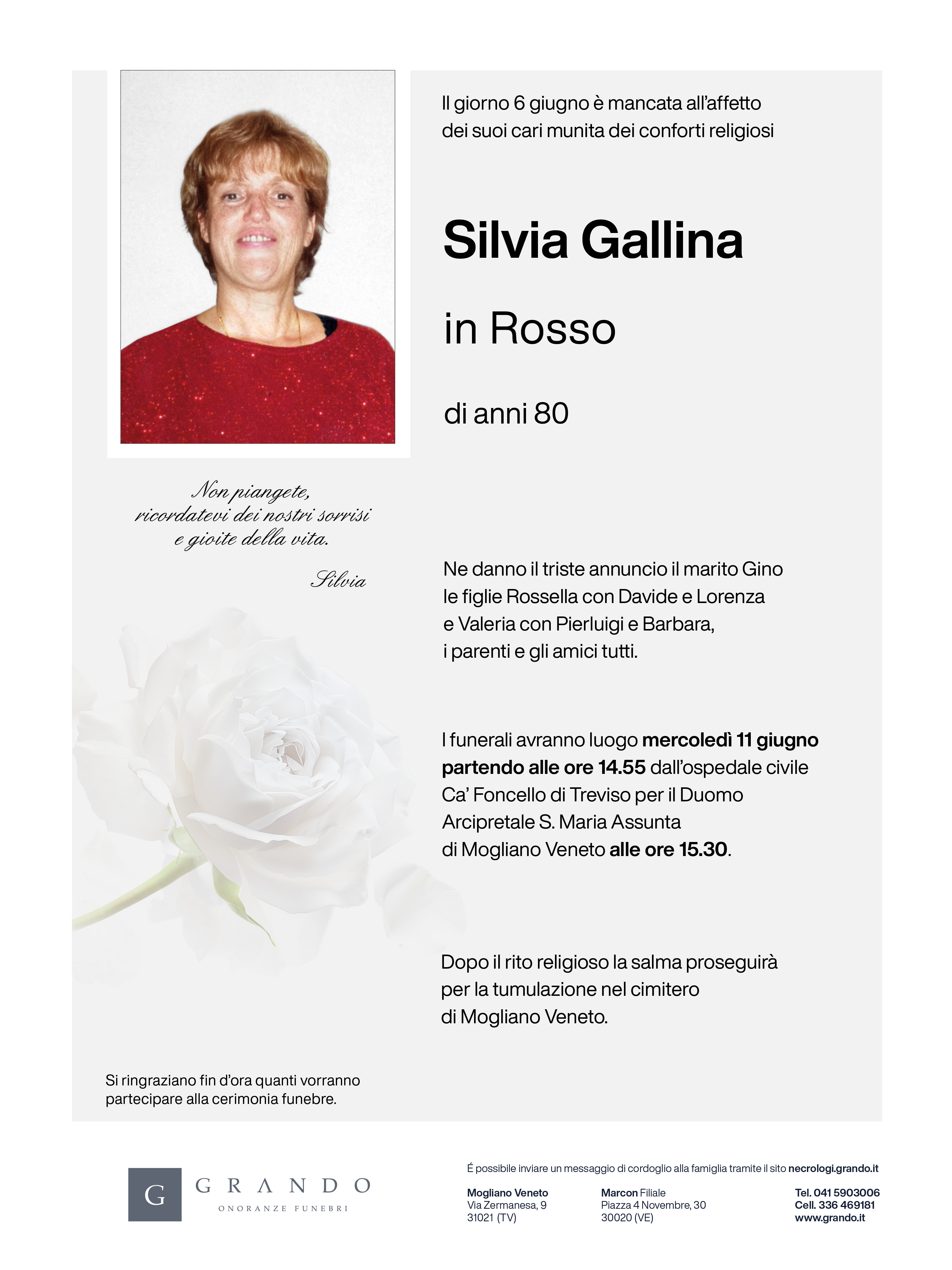 Epigrafe Gallina Silvia