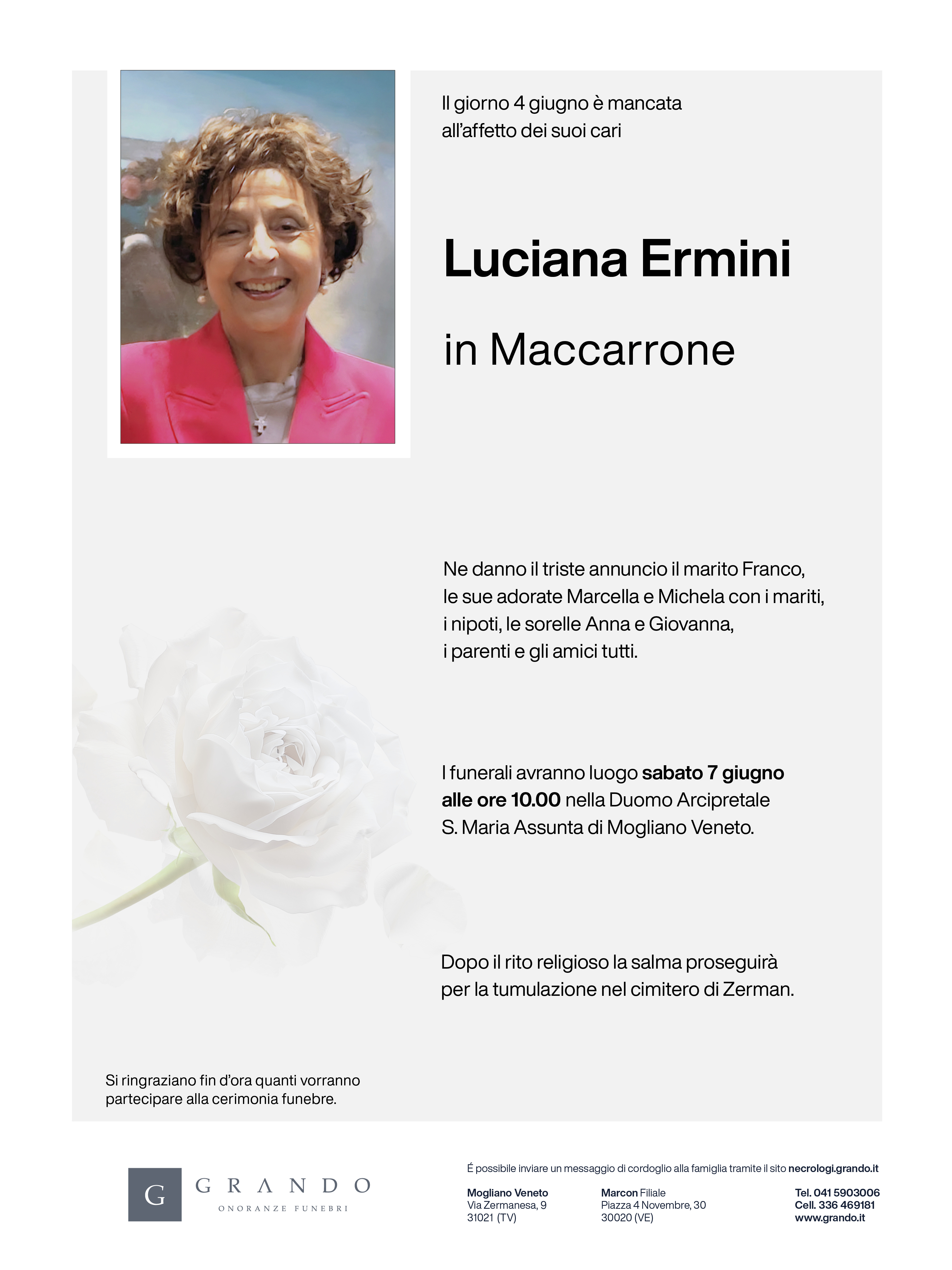 Epigrafe Luciana Ermini
