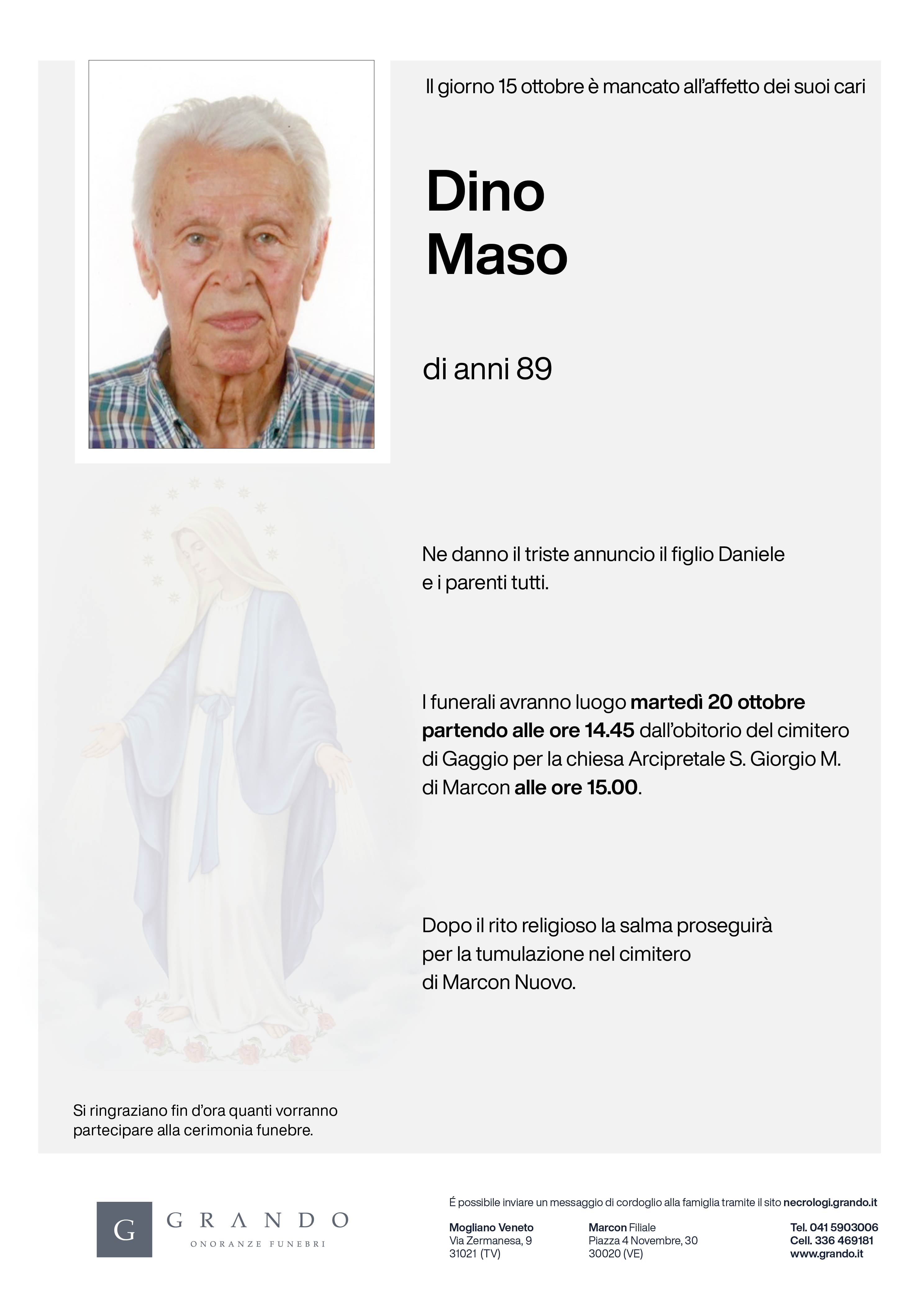 Epigrafe Dino Maso